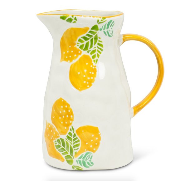 Fresh Vintage Style Lemon 48oz Stoneware Jug - Picture 2 of 6